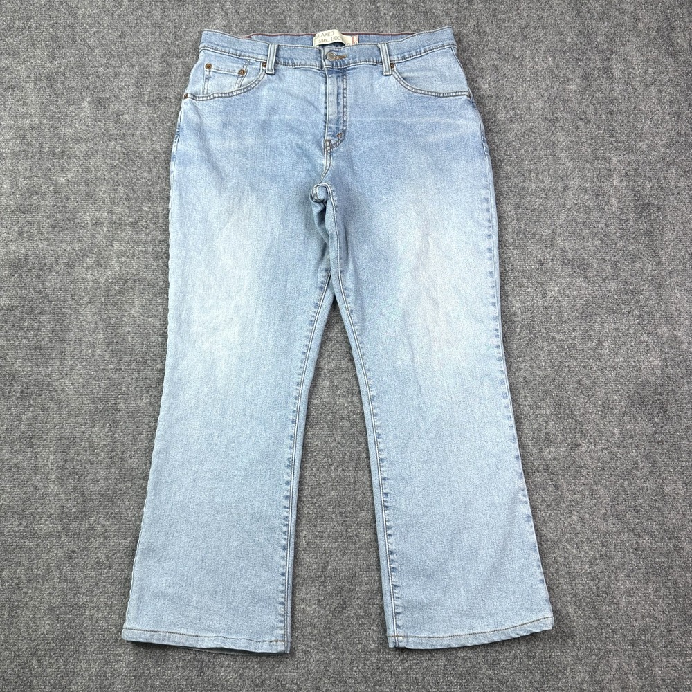 Levi's 550 Womens Relaxed Bootcut Jeans 14 Short Mid Rise Stretch Vintage Denim